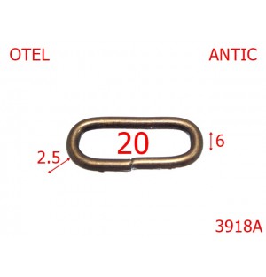 3918A/INEL OVAL-20-mm-2.5-ANTIC-GONDOLA--