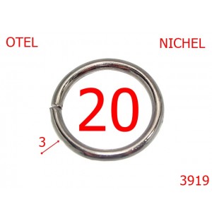 3919/INEL ROTUND-20-mm-3-nichel--4H2-4F8-7E6--