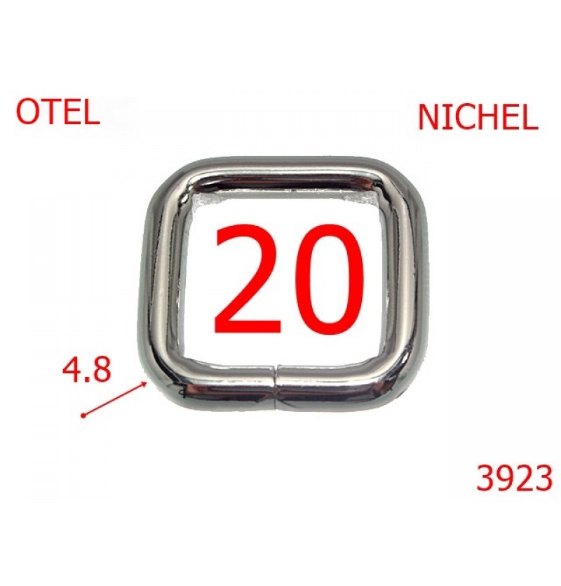 3923/INEL PATRAT-20-mm-4.8-nichel---3I7-2i4--