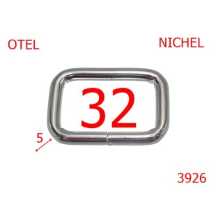 3926/INEL DREPTUNGHIULAR-32-mm-5-nichel-----