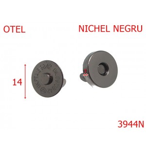 3944N/MAGNET-14-mm-3-nichel negru--15B1---