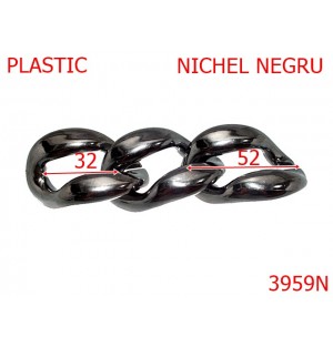3959N/ZA LANT PLASTIC-52-mm---NICHEL NEGRU---