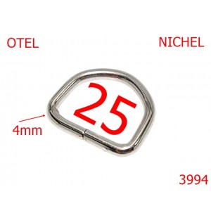 3994/INEL D-25-mm-4-NICHEL-GONDOLA--