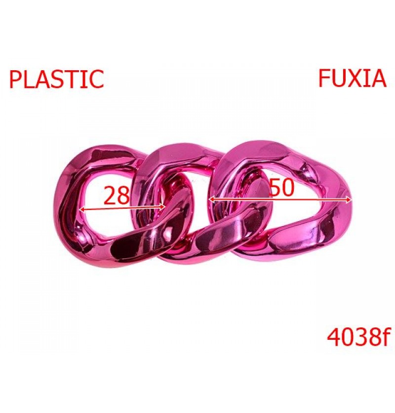 4038f/ZA LANT PLASTIC-50-mm---FUXIA-----