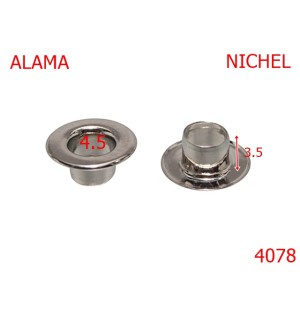 4087/OCHET ALAMA-4.5-mm---nichel-----