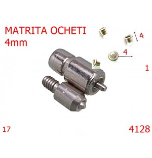 4128/MATRITA OCHETI -4-mm---nichel-----