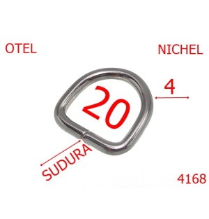 4168/Inel D sudat marochinarie harnasament-20-mm-otel-4-nichel-----