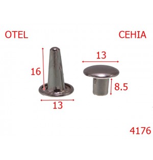 4176/Rivet dublu  strong Cehia-13-mm-otel---nichel-15B6----