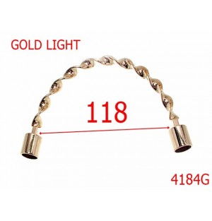 4184G/Maner  poseta rasucit-118-mm-zamac---gold light