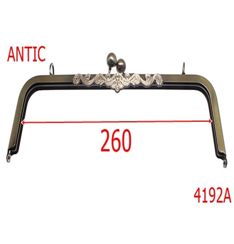 4192A/Rama medie geanta-260-mm-otel---antic-----