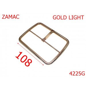 4225G/Catarama inalta pentru confectii marochinarie-108-mm-zamac--gold light--7K8-7K7---