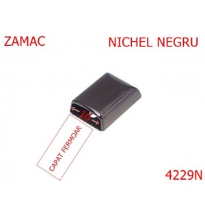 4229N/Capat fermoar plastic sau metal-10-mm-zamac--nichel negru-11B--11B3--