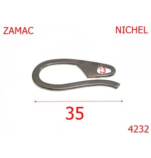 4232/Carlig capat de lant-35-mm-zamac--nichel-15B3----