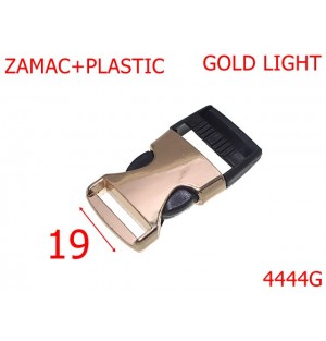 4444G/Trident compozit metal si plastic-19-mm-zamac-plastic--gold light-----