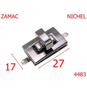 4483/inchizatoare prin capac forma dreptunghiulara -27x17-mm-zamac--nichel--14H17---