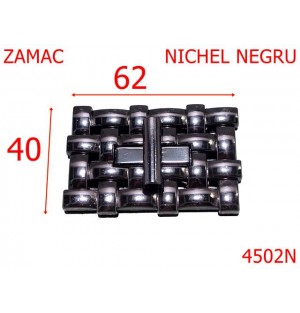 4502N/Inchizatoare mare poseta-62x40-mm-zamac--nichel negru