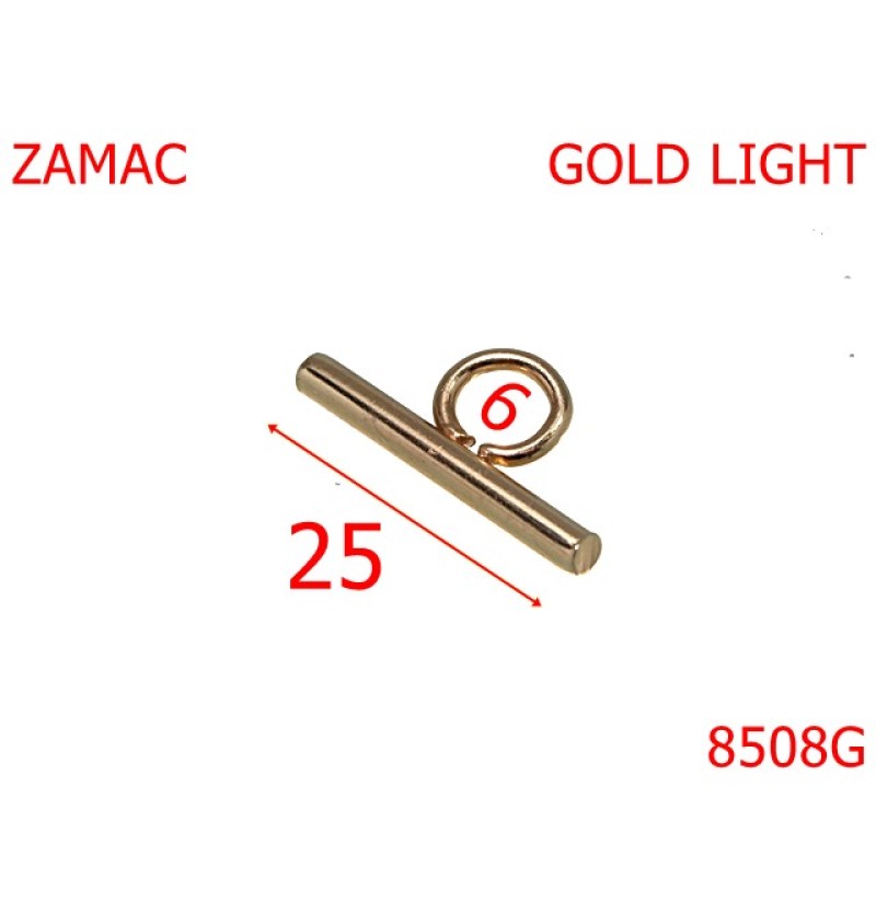 4508G/Opritor lant poseta-25-mm-zamac--gold light-21 B 11---- 4508G/Opritor lant poseta-25-mm-zamac--gold light-21 B 11----