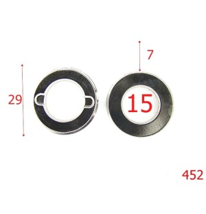 452/OCHET  15MM NIKEL-15-mm---nichel---2F8/2E8/-6B7-AJ33/I12
