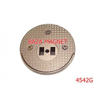 4542G/Clips poseta baza de magnet-50-mm-zamac--gold light---14c16--
