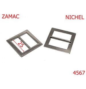 4567/Catarama de reglaj curea-25-mm-zamac--nichel--1C4---