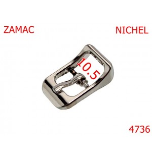 4736/Minicatarama genti poseta incaltaminte-10.5-mm-zamac--nichel--6G5---