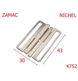 4752/Inchizatoare pentru confectii-40-mm-zamac--nichel-----