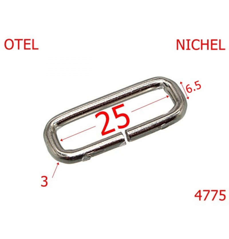 4775/inel dreptunghiular marochinarie si incaltaminte-25-mm-otel-3-nichel--4D8---
