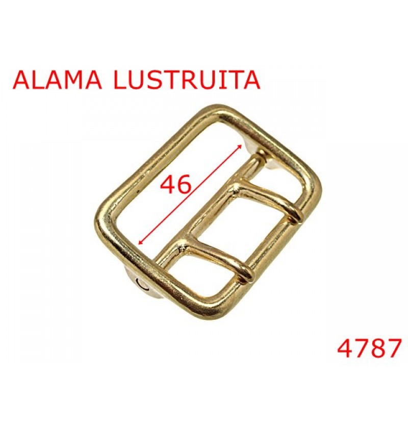 4787/Catarama doua cuie alama turnata -46-mm-alama--alama-----