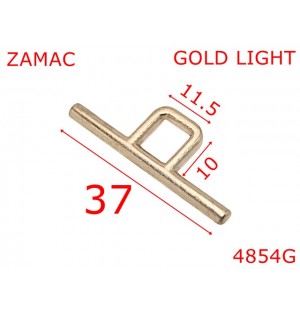 4854G/Blocaj  de lant poseta sau geanta-37--zamac--gold light-