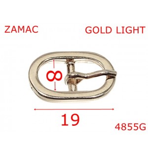 4855G/Minicatarama genti poseta incaltaminte-8-mm-zamac--gold light-----