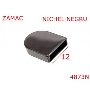 4873N/Capat ornamental fermoar plastic sau metal-12--zamac--nichel negru-