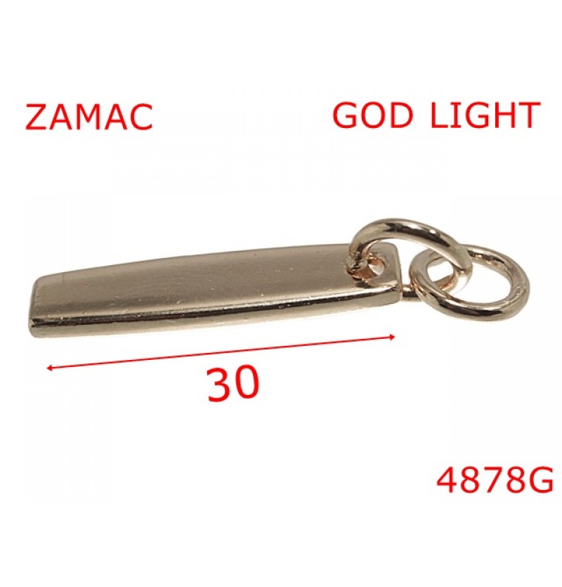 4878G/Tragator  cursor fermoar -30--zamac--gold light-