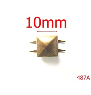 487A/ORNAMENT PIRAMIDAL 10X10 ANTIC-10-mm---antic-----C34