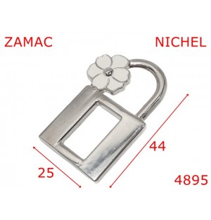 4895/Ornament poseta sau geanta-25x44--zamac--nichel-