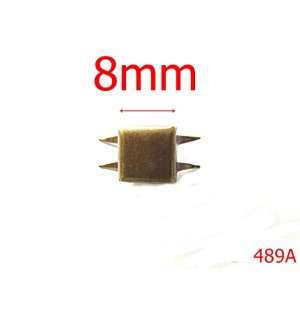 489A/ORNAMENT PLAT 8X8MM ANTIC-8-mm---antic-----