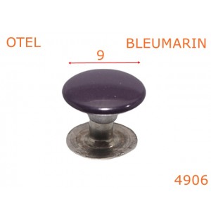 4906/Capsa rapida cu capacul vopsit-9-mm-otel--bleumarin-----
