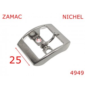4949/Catarama marochinarie sau incaltaminte-25-mm-zamac--nichel-7C2----
