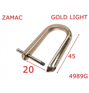4989G/Inel D demontabil pentru posete si genti-20-mm-zamac--gold light-2.E.2----