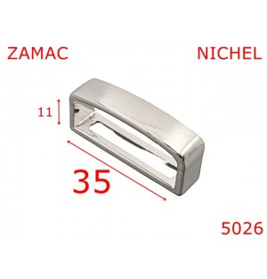 5026/Pasant metalic pafta curea pantalon-35-mm-zamac--nichel-----
