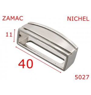 5027/Pasant metalic pafta curea pantalon-40-mm-zamac--nichel-----