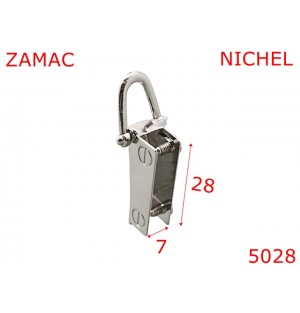 5028/Sustinator metalic lateral poseta -28-mm-zamac--nichel--13B18---