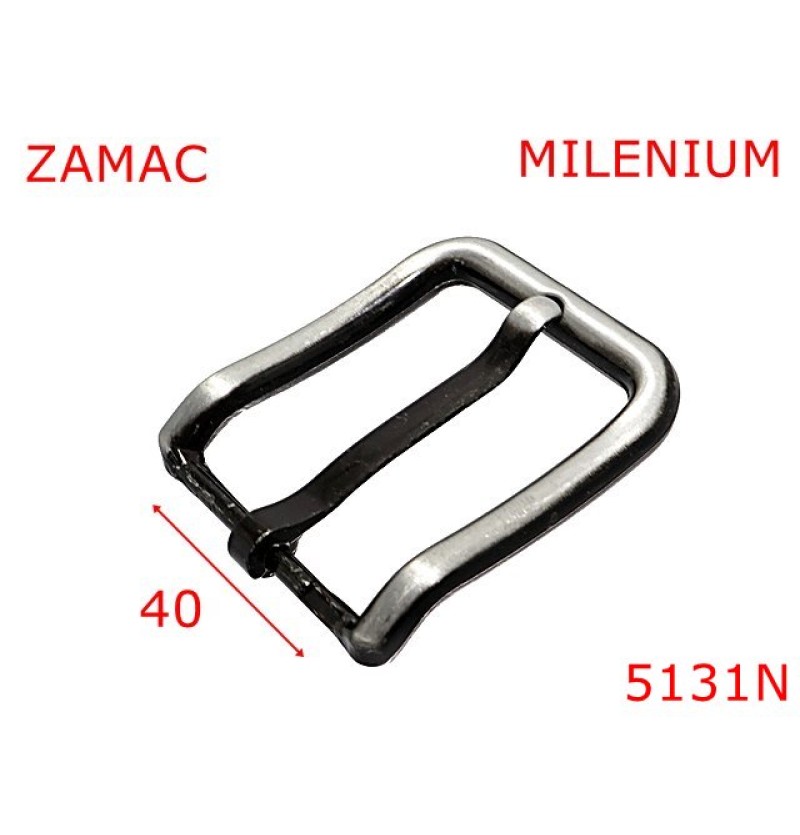 5131N/Catarama pantalon barbatesc-40-mm-zamac--nichel negru-----
