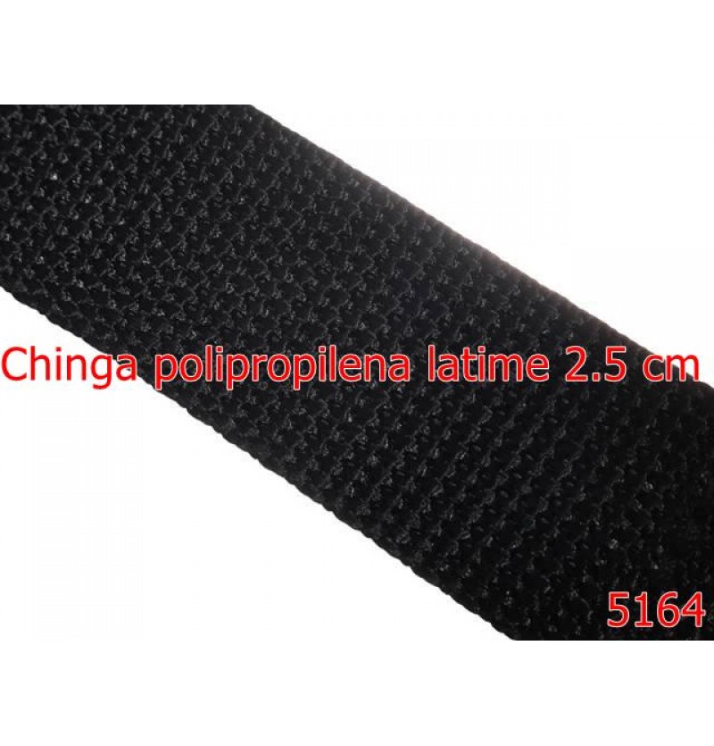 5164/Chinga Polipropilena 2.5 Cm-1-M-polipropilena--negru-----