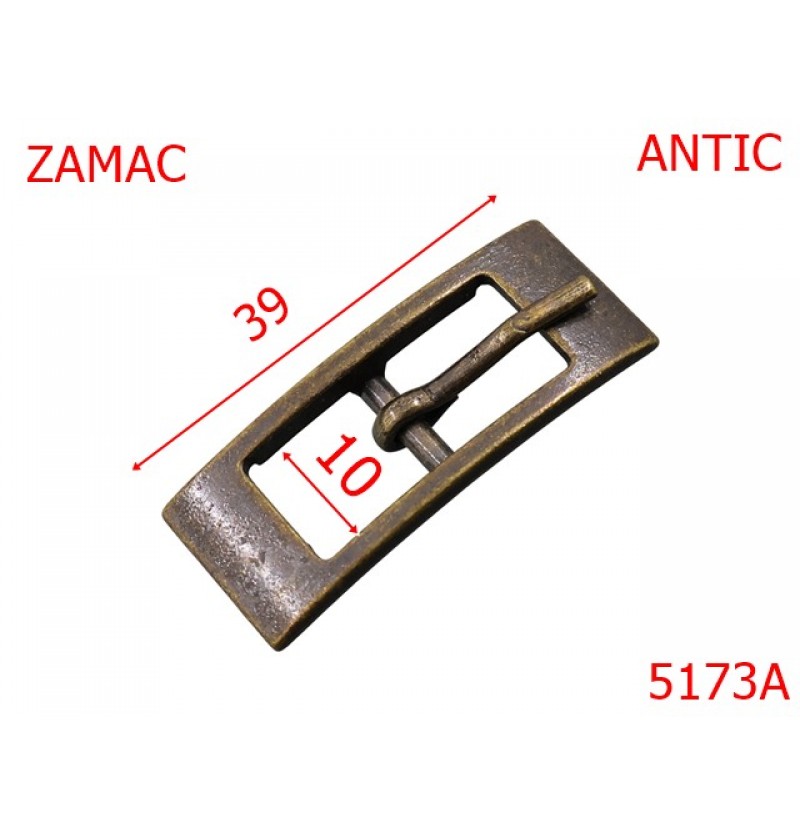 5173A/Catarama Inalta Pentru Confectii Marochinarie-10-mm-zamac--antic-7B6----