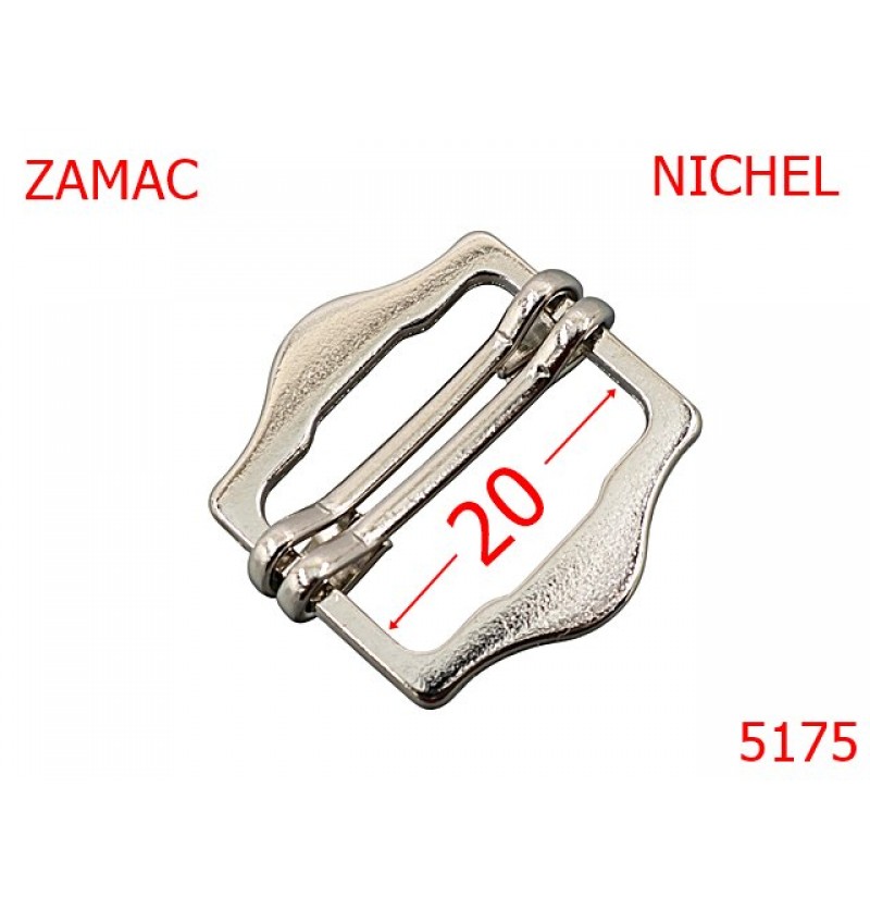5175/Catarama Reglaj Pentru Confectii-20-mm-zamac--nichel-----