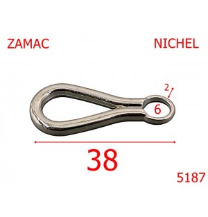 5187/Ornament Agatator ---zamac--nichel-21D9