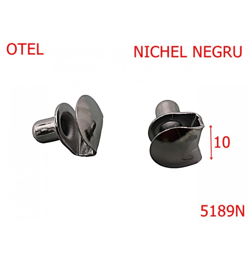 5189N/Carlig Bocanc Sau Gheata-10-mm-otel--nichel negru----- 5189N/Carlig Bocanc Sau Gheata-10-mm-otel--nichel negru-----