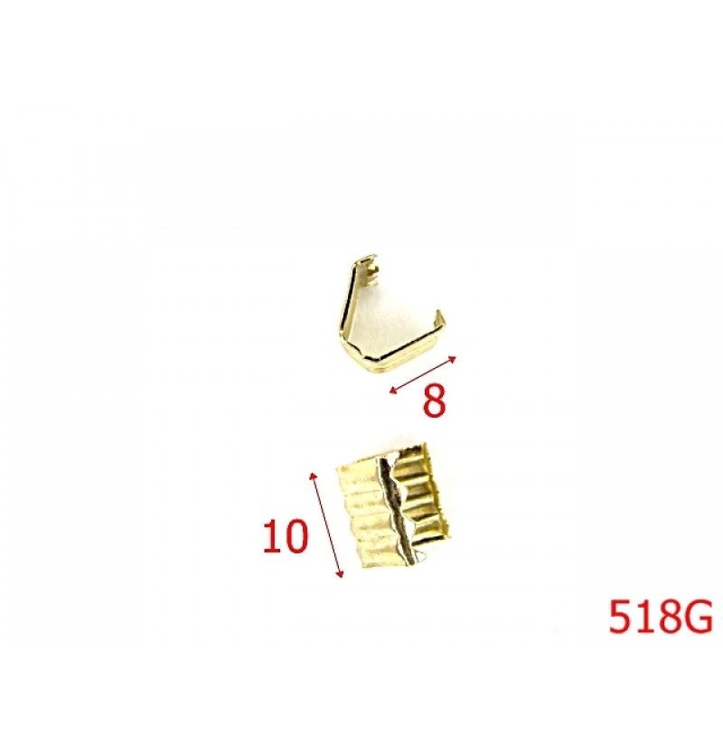 518G/CLEMA PRINDERE GOLD-10x8-mm---gold---4B8--C36