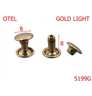 5199G/Capsa Rapida Capac 8Mm Picior 8Mm-8-mm-otel--gold light-----