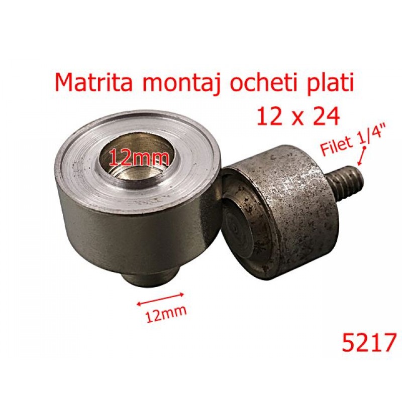 5217/Matrita Montaj Ocheti Plati-12-mm-otel-------